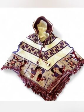 1970s wool poncho